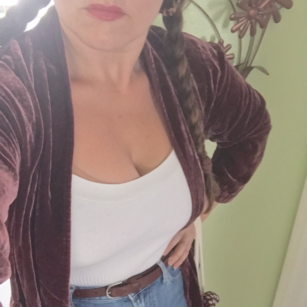 Parisian Summer Vibes Velvet Kimono {Feminine Mnmlst
